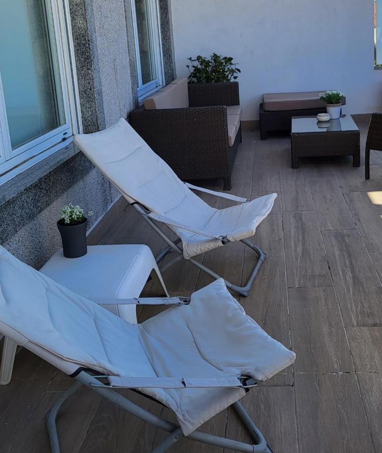 Atico Con Terraza Apartamento Vigo Exterior foto