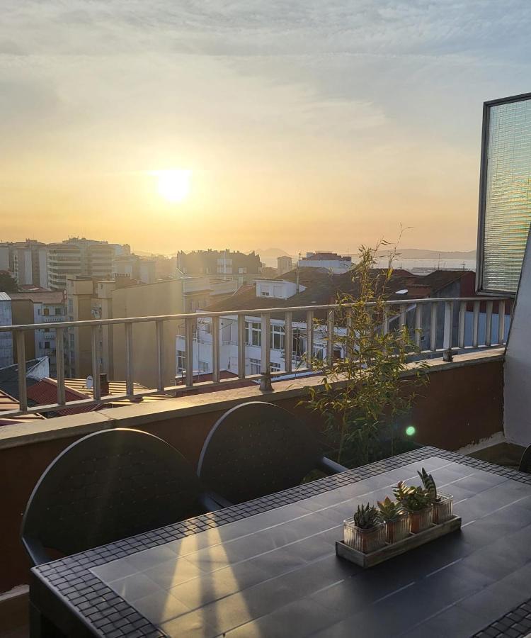 Atico Con Terraza Apartamento Vigo Exterior foto